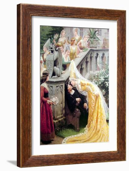 Alain Chartier, 1903-Edmund Blair Leighton-Framed Giclee Print