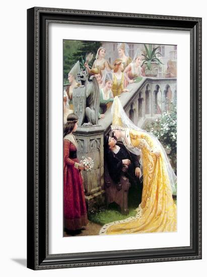 Alain Chartier, 1903-Edmund Blair Leighton-Framed Giclee Print