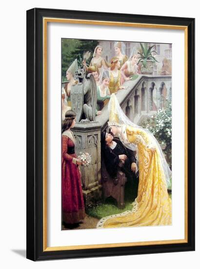 Alain Chartier, 1903-Edmund Blair Leighton-Framed Giclee Print