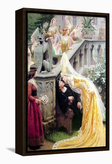 Alain Chartier, 1903-Edmund Blair Leighton-Framed Premier Image Canvas