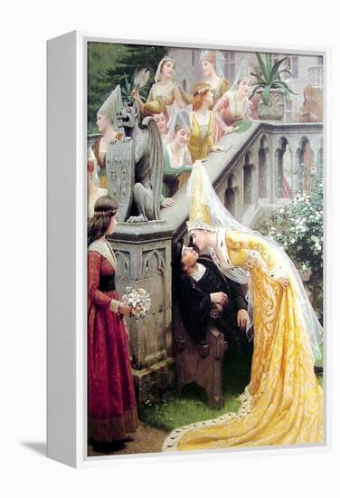 Alain Chartier, 1903-Edmund Blair Leighton-Framed Premier Image Canvas