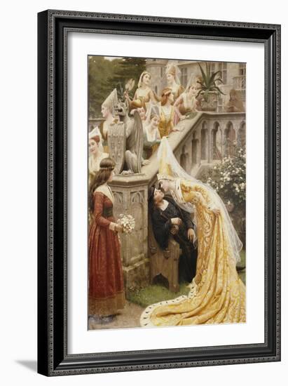 Alain Chartier, 1903-Edmund Blair Leighton-Framed Giclee Print