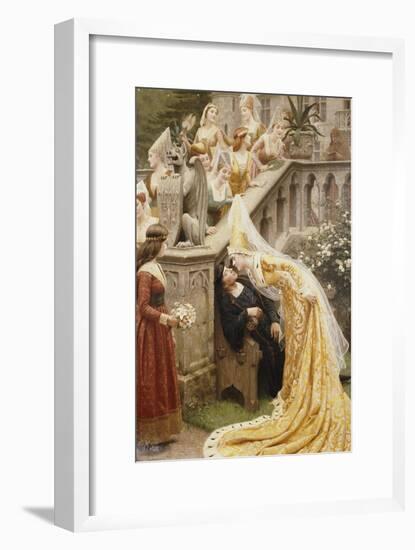 Alain Chartier, 1903-Edmund Blair Leighton-Framed Giclee Print