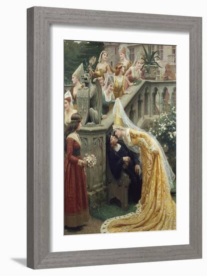 Alain Chartier, c.1903-Edmund Blair Leighton-Framed Giclee Print