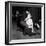 Alain Delon and Romy Schneider Kissing-Marcel Begoin-Framed Photographic Print