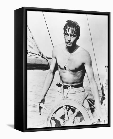 Alain Delon-null-Framed Stretched Canvas