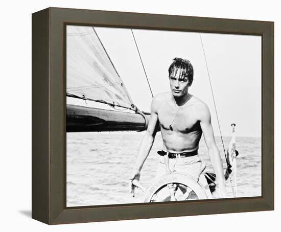 Alain Delon-null-Framed Stretched Canvas