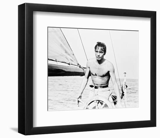 Alain Delon-null-Framed Photo