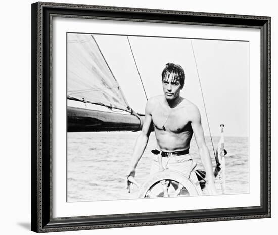 Alain Delon-null-Framed Photo