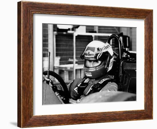 Alain Prost, 1987-null-Framed Photographic Print