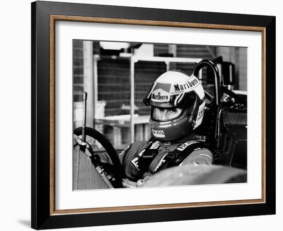 Alain Prost, 1987-null-Framed Photographic Print