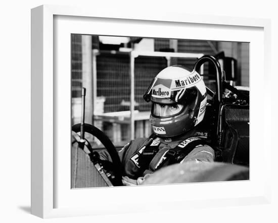 Alain Prost, 1987-null-Framed Photographic Print