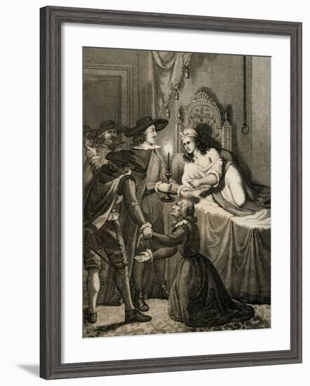 Alain-Rene Lesage (1668-1747). French Novelist and Playwright.. Scene Novel Gil Blas-null-Framed Giclee Print
