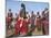 Alamal, Ritual Festival, Maasai Village (Manyatta), Rift Valley, Southeast Kenya-Bruno Barbier-Mounted Photographic Print