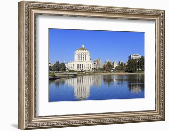 Alameda County Court House and Lake Merritt-Richard Cummins-Framed Photographic Print