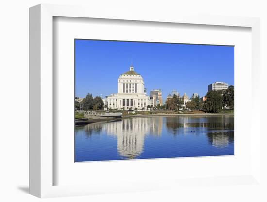 Alameda County Court House and Lake Merritt-Richard Cummins-Framed Photographic Print