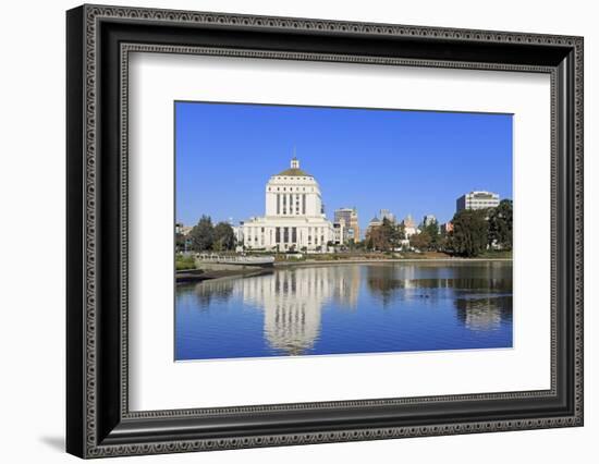 Alameda County Court House and Lake Merritt-Richard Cummins-Framed Photographic Print