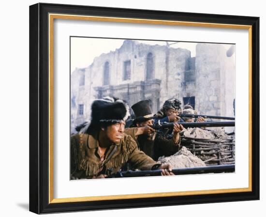 Alamo by JohnWayne with John Wayne, 1960 (photo)-null-Framed Photo