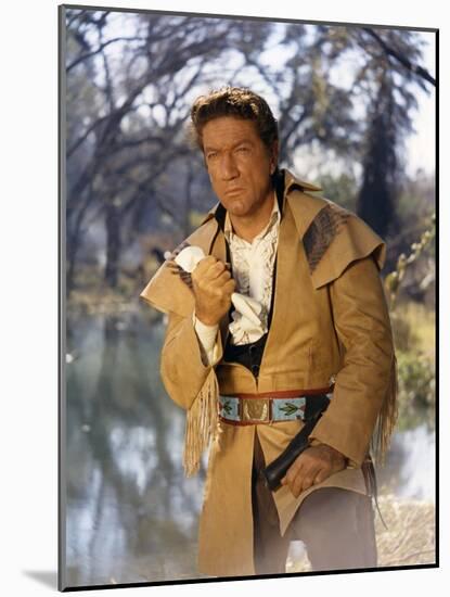 Alamo by JohnWayne with Richard Boone, 1960 (photo)-null-Mounted Photo