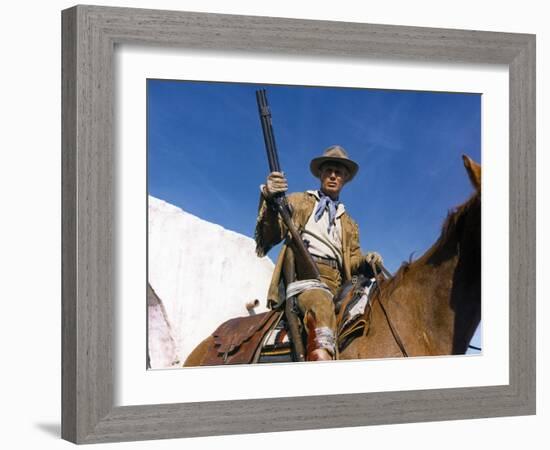 Alamo by JohnWayne with Richard Widmark, 1960 (photo)-null-Framed Photo