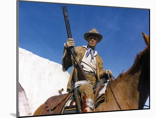 Alamo by JohnWayne with Richard Widmark, 1960 (photo)-null-Mounted Photo