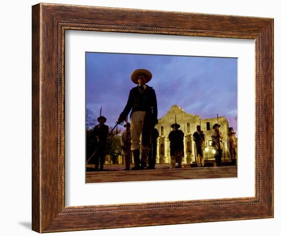 Alamo Memorial Service-Eric Gay-Framed Photographic Print