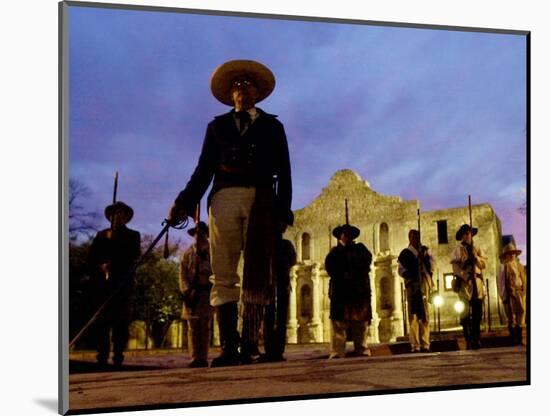 Alamo Memorial Service-Eric Gay-Mounted Photographic Print