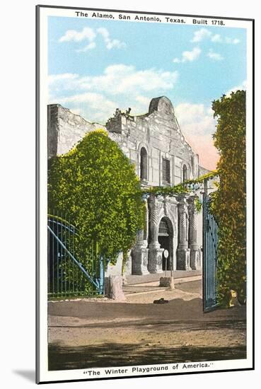 Alamo, San Antonio, Texas-null-Mounted Art Print