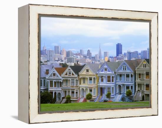 Alamo Square Park, San Francisco, California, USA-John Alves-Framed Premier Image Canvas