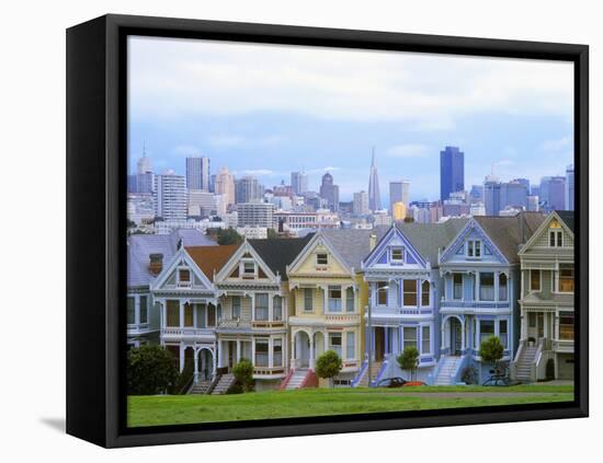 Alamo Square Park, San Francisco, California, USA-John Alves-Framed Premier Image Canvas