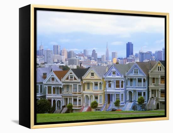 Alamo Square Park, San Francisco, California, USA-John Alves-Framed Premier Image Canvas