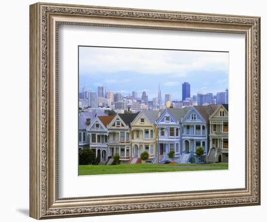 Alamo Square Park, San Francisco, California, USA-John Alves-Framed Photographic Print