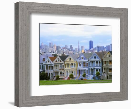 Alamo Square Park, San Francisco, California, USA-John Alves-Framed Photographic Print