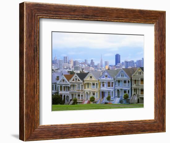 Alamo Square Park, San Francisco, California, USA-John Alves-Framed Photographic Print