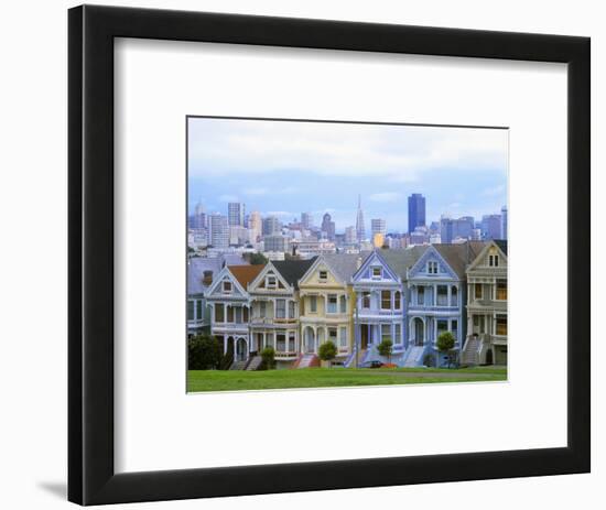 Alamo Square Park, San Francisco, California, USA-John Alves-Framed Photographic Print