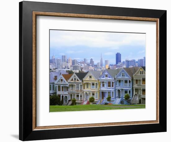 Alamo Square Park, San Francisco, California, USA-John Alves-Framed Photographic Print