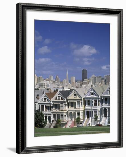 Alamo Square, San Francisco, California, USA-Walter Bibikow-Framed Photographic Print