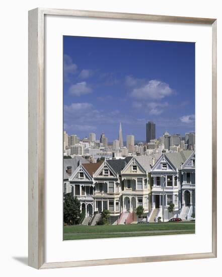 Alamo Square, San Francisco, California, USA-Walter Bibikow-Framed Photographic Print