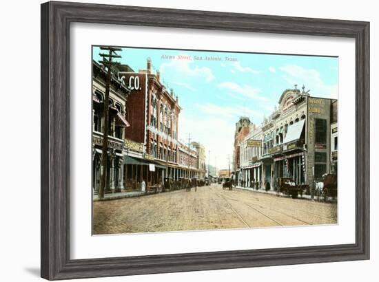 Alamo Street, San Antonio, Texas-null-Framed Art Print