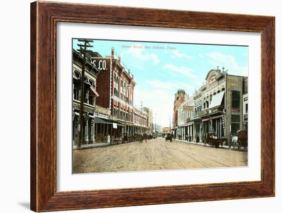 Alamo Street, San Antonio, Texas-null-Framed Art Print