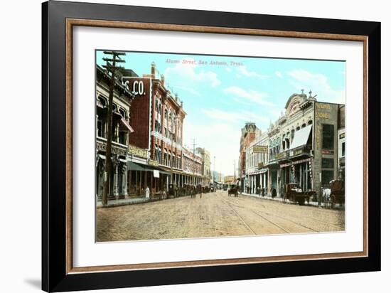 Alamo Street, San Antonio, Texas-null-Framed Art Print