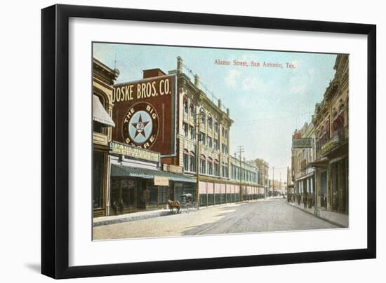 Alamo Street, San Antonio, Texas-null-Framed Art Print