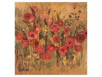 Floral Frenzy Red I-Alan Hopfensperger-Art Print