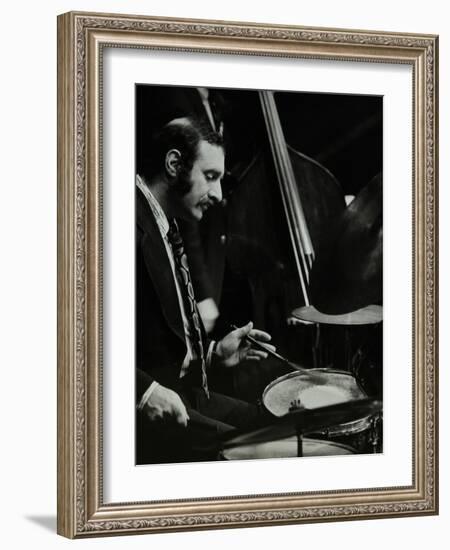 Alan Jackson on the Drums at the Stables, Wavendon, Buckinghamshire-Denis Williams-Framed Photographic Print