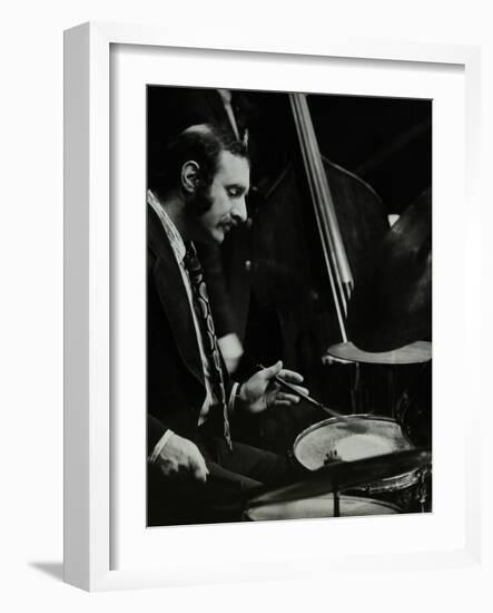 Alan Jackson on the Drums at the Stables, Wavendon, Buckinghamshire-Denis Williams-Framed Photographic Print