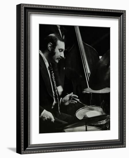 Alan Jackson on the Drums at the Stables, Wavendon, Buckinghamshire-Denis Williams-Framed Photographic Print