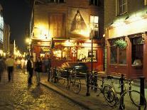 Temple Bar area at night, Dublin, Ireland-Alan Klehr-Photographic Print