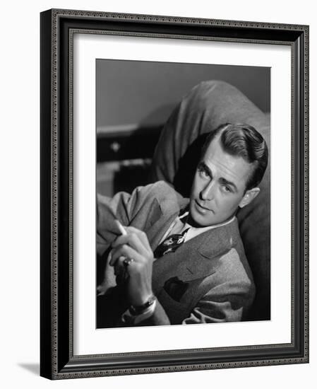Alan Ladd, 1941-null-Framed Photographic Print