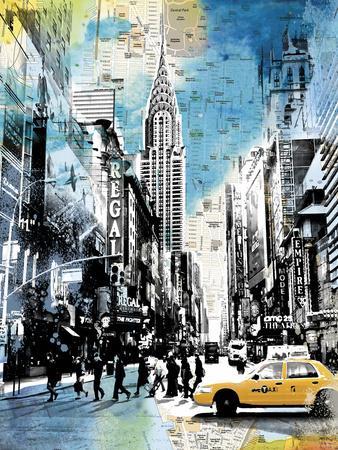 Posters Paintings Manhattan Collage & Wall Prints, Art:
