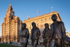 The Albert Dock at night, Albert Dock, Liverpool Waterfront, Liverpool-Alan Novelli-Photographic Print